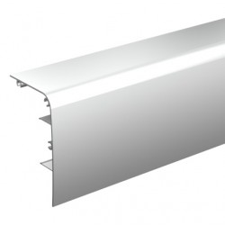 Bandeau aluminium arrondie anodisé à clipser sur le rail 11108
