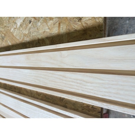 Rail en bois pour porte en 3 vantaux